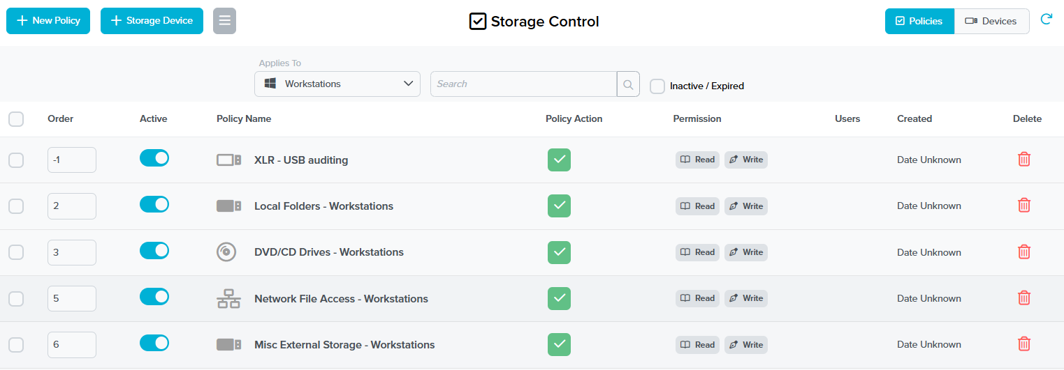ThreatLocker Storage Control